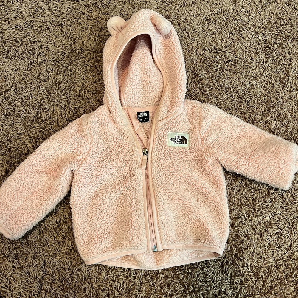 The North Face 6-12mo zip up sherpa